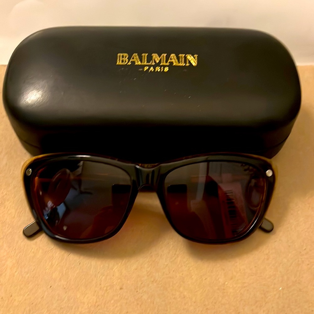 Balmain Paris sunglasses bronze-brown color New